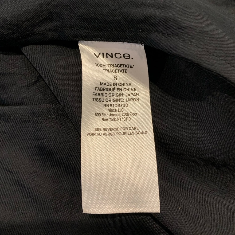 Vince black midi dress Size 8 - Picture 8 of 12